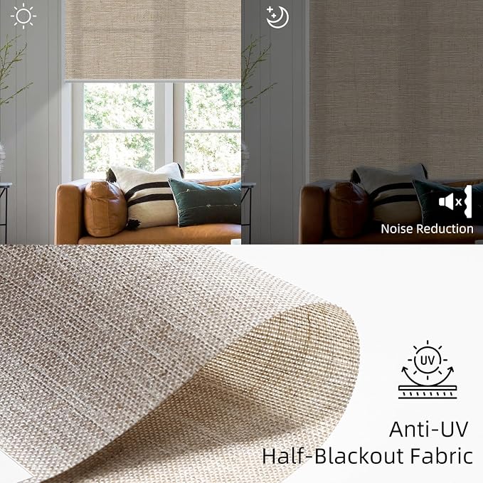 SmartWings Light Filtering Motorized Roller Shades Work - Image 3