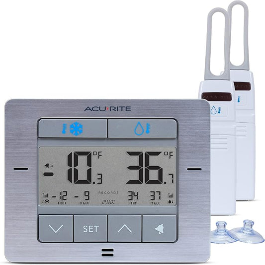 AcuRite Digital Wireless Fridge and Freezer Thermometer by AcuRite