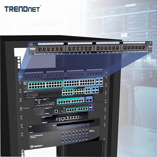 TRENDnet 24-Port Cat6 Unshielded Patch Panel, Wallmount or Rackmount, Compatible - Image 4