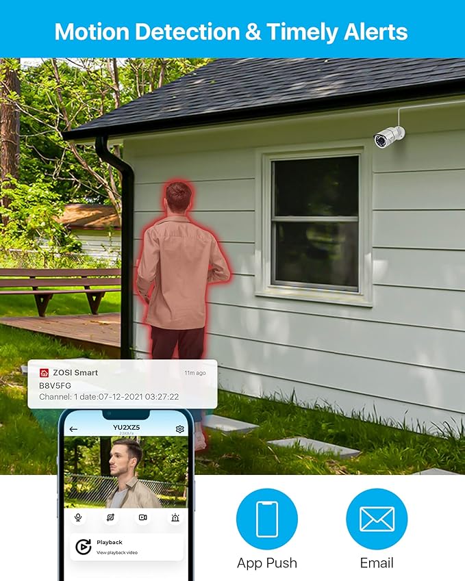 ZOSI 4K 16CH PoE Security Camera System - Image 2