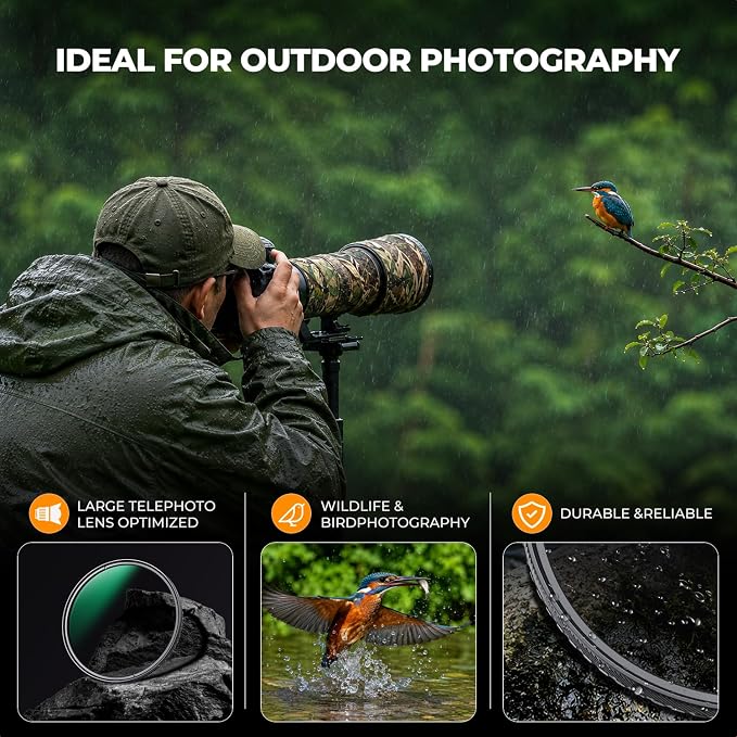 K&F CONCEPT 67mm Circular Polarizers Filter Super Slim - Image 5