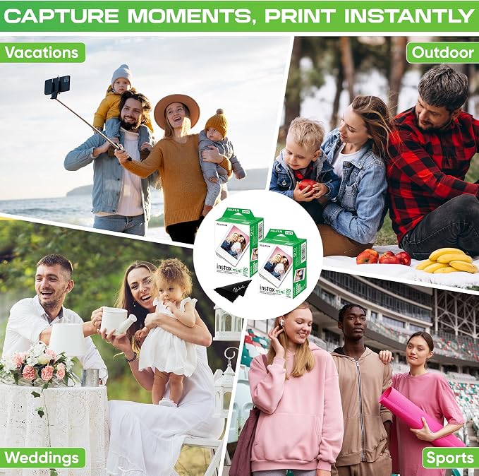 Fujifilm Instax Mini Film Two Instant Film Twin Packs - Image 4
