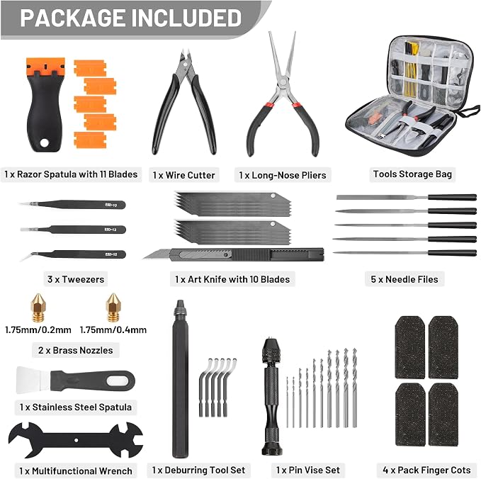 3D Printing Tool Set, Removal Scrapers, Suitable - Image 2