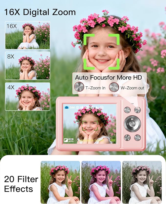 Digital Camera, FHD 1080P Point and Shoot Camera - Image 5