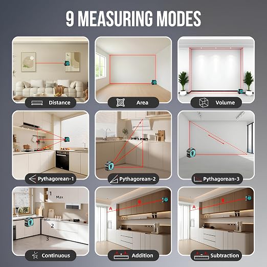 WIDX 3-in-1 Laser Tape Measure - Image 3