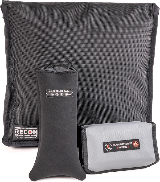 Mission Darkness Recon Faraday Drone Shield // Military-Grade RF Shielding by MissionDarkness