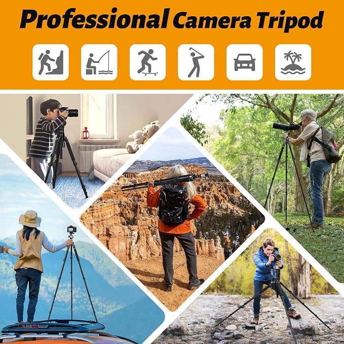 JOILCAN Tripod for Camera, Heavy Duty Travel Tripods for Spotting Scope - Image 3