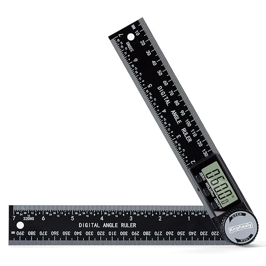 Digital Angle Finder Protractor, 7inch 200mm Angle Gauge Professional Measuring by Unknown