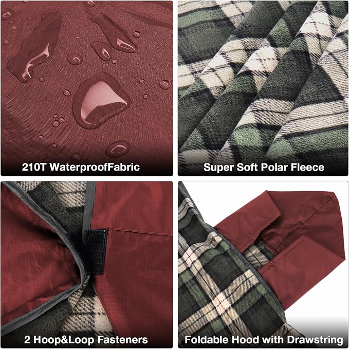DUKUSEEK Stadium Blanket for All Weather, Waterproof Outdoor Blankets - Image 3