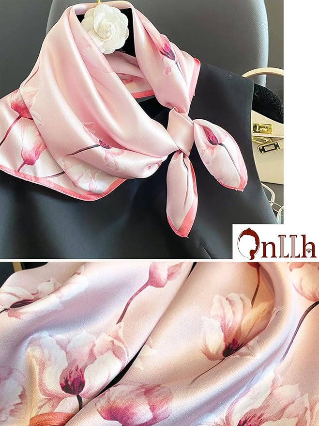 Silky Scarf for Women Lightweight Satin Bandanas Neck Hair Wrap For Sleeping - Image 2