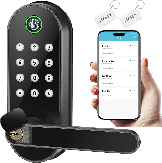 Fingerprint Smart Door Lock by SifelySmartLocks