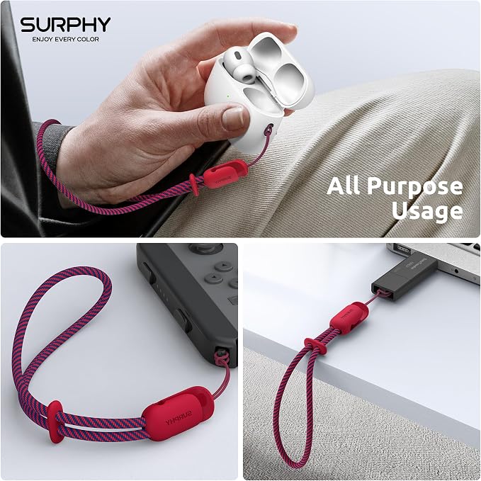 SURPHY 2 Pack Phone Lanyard for Cellphone Case, Phone Wrist Strap for Case - Image 6