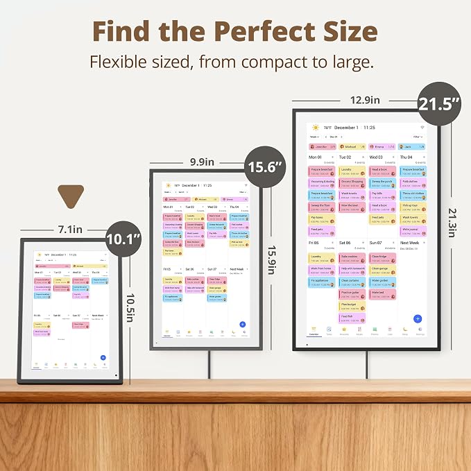Digital Calendar 10 Inch Touch Screen, Electronic Calendar and Chore Chart - Image 8