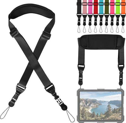 Padded iPad Binocular Camera Shoulder Strap, Nylon Neck Lanyard Strap by Gowjaw