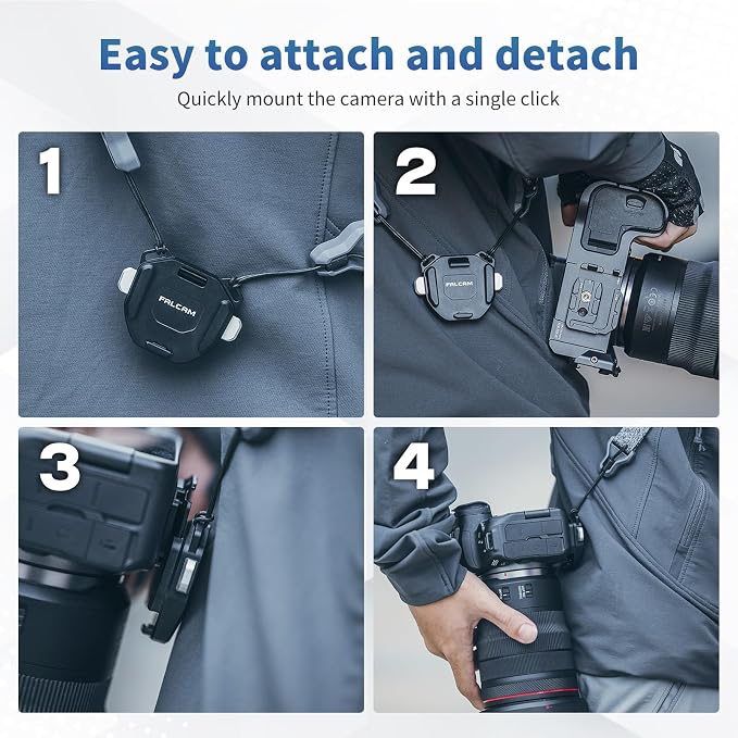 FALCAM F38 Camera Strap Quick Release Kit, Camera Holder - Image 6