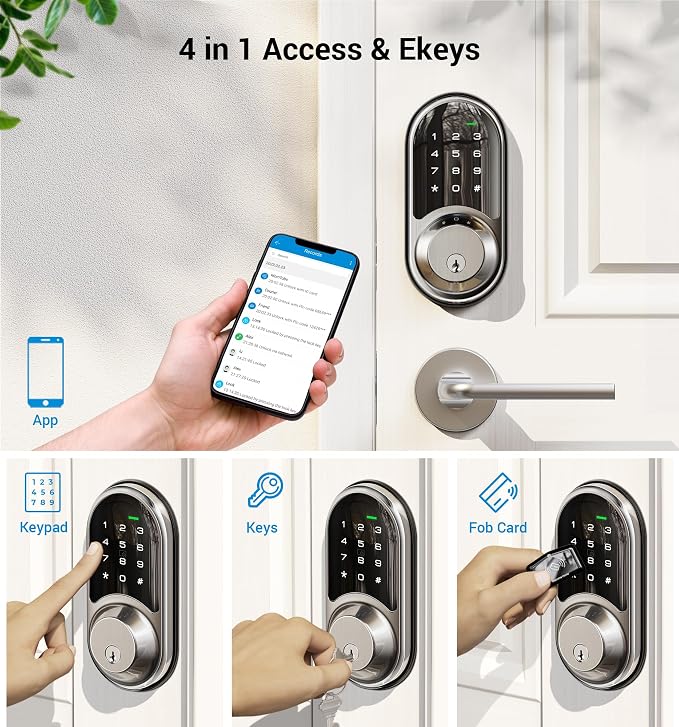 Veise RZ06 Smart Lock for Front Door - Image 2