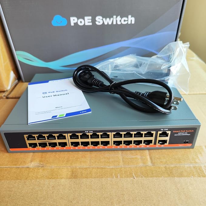 24-Port Unmanaged Gigabit PoE+ Switch - Image 2