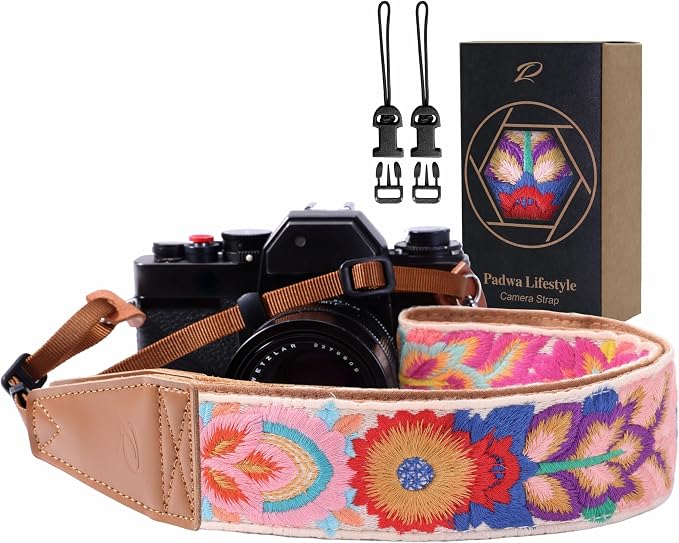 Padwa Lifestyle Colorful Knit Camera Strap by PadwaLifestyleCameraStrap