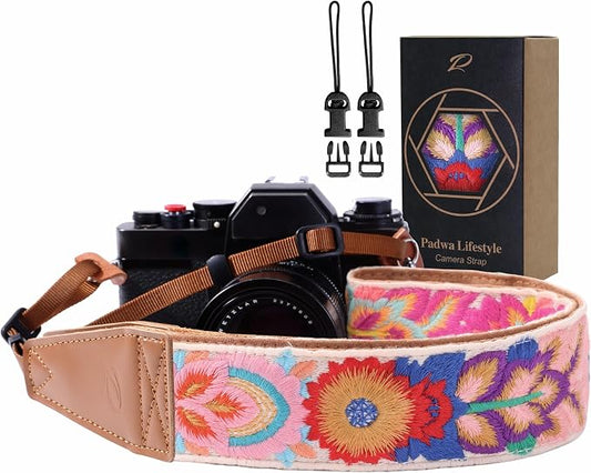 Padwa Lifestyle Colorful Knit Camera Strap by PadwaLifestyleCameraStrap