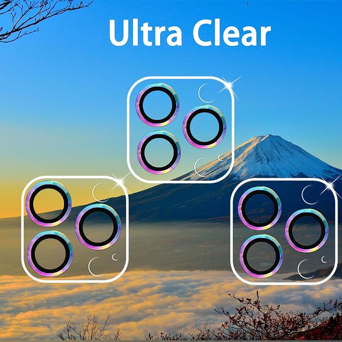Dengduoduo 3 Pack Tempered Glass Camera Lens Protector - Image 4