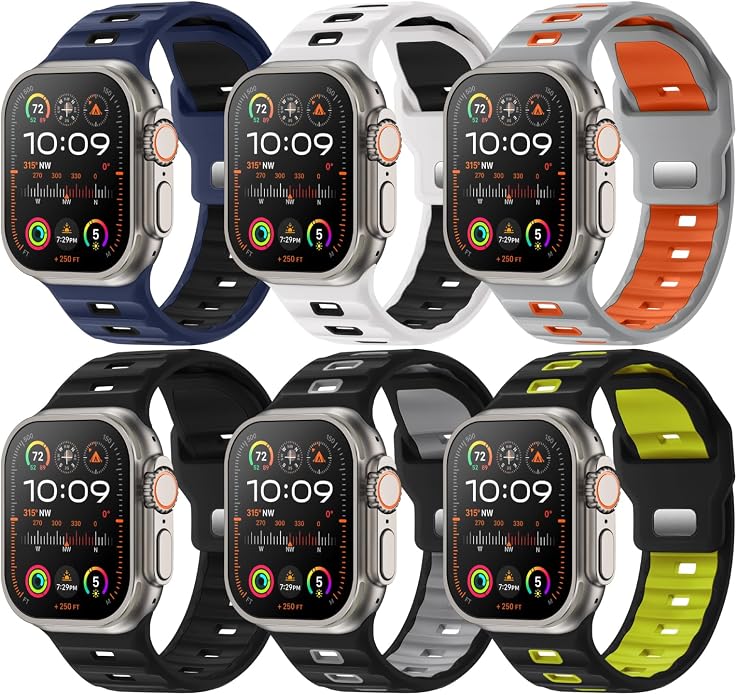 Sport Bands 6-Pack Compatible by Adorique