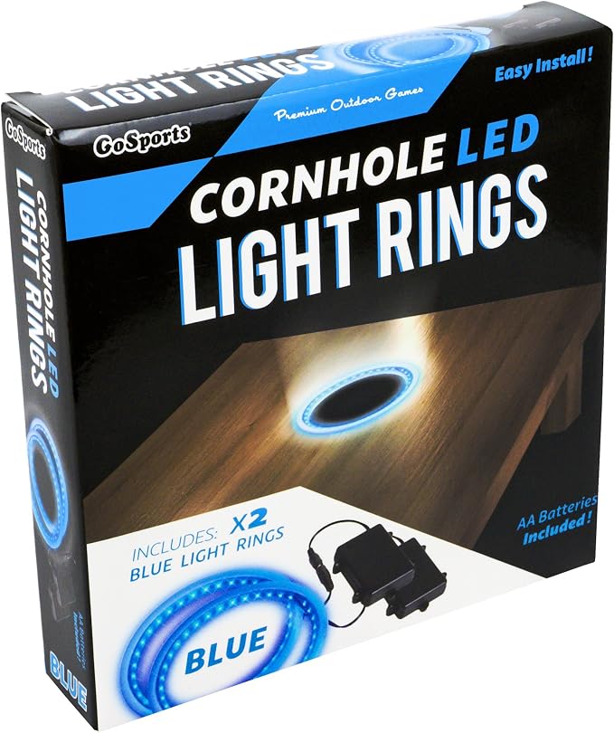 GoSports Cornhole Light Up LED Ring Kit 2pc Set - Image 5