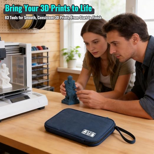 83PCS 3D Printer Tools Kit for Cleaning, Removal & Repair | Complete 3D Printer - Image 8