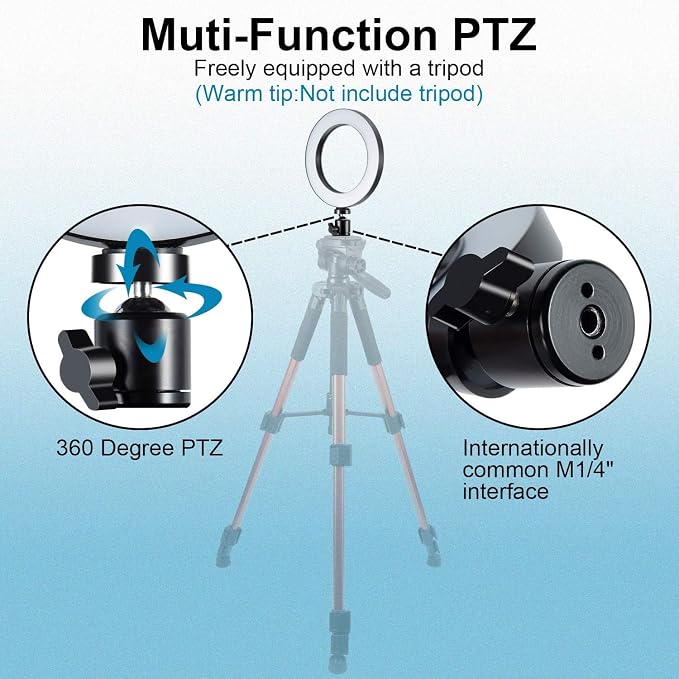LED Ring Light 6" with Tripod Stand - Image 7
