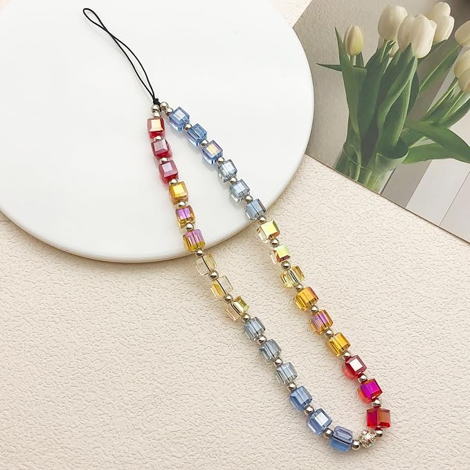 Beaded Camera Wrist Strap Cute Digital Camera Charm Lanyard Phone Chain - Image 8