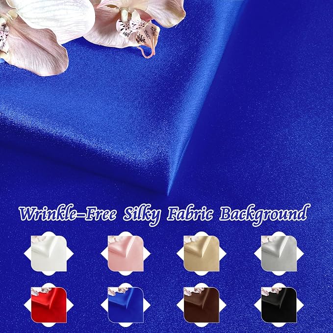 RUDONG M Satin Photography Backdrop 3.3x2.5ft - Image 6
