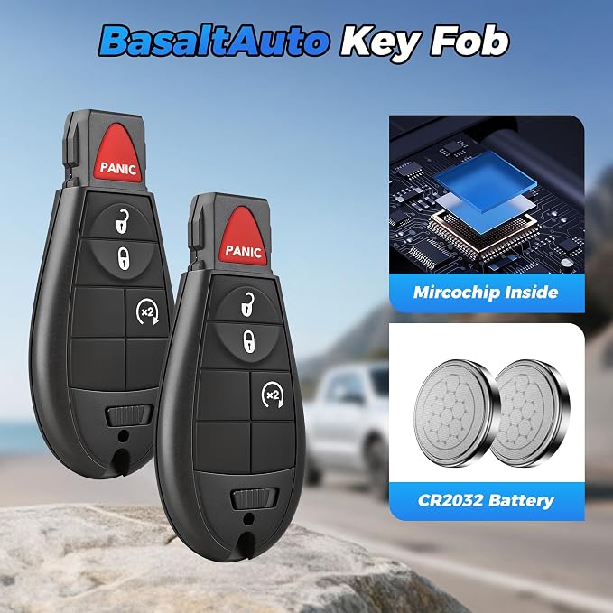 Key Fob 2Pcs 05026378 Compatible - Image 2