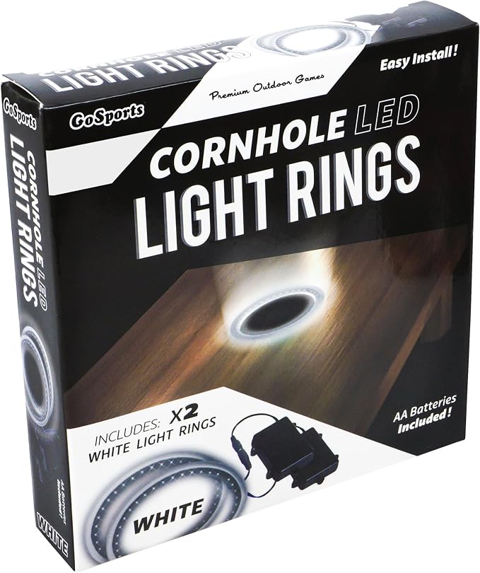 GoSports Cornhole Light Up LED Ring Kit 2pc Set - Image 5
