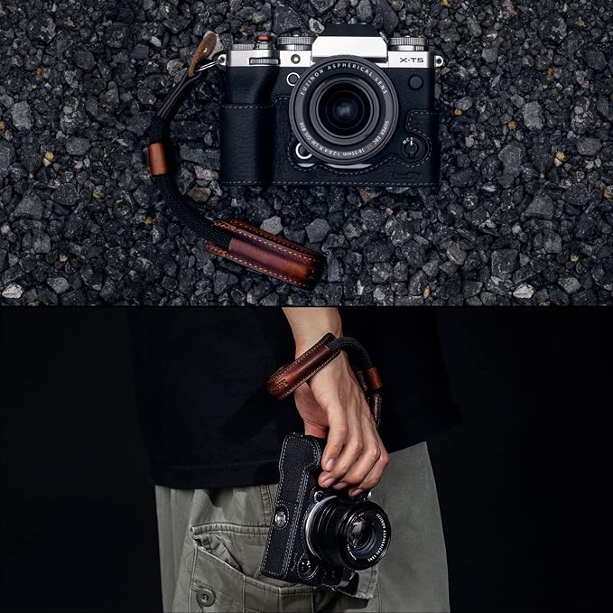 SMALLRIG Camera Wrist Strap, Vintage Leather Camera Hand Strap - Image 9