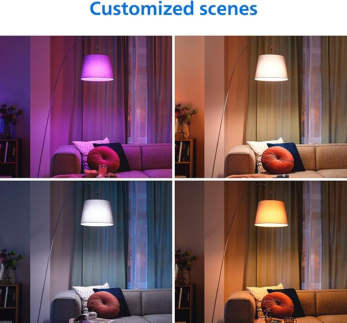 PHILIPS Smart Lighting Connected Light Bulbs, Color A19 60W 800LM E26 Indoor - Image 10