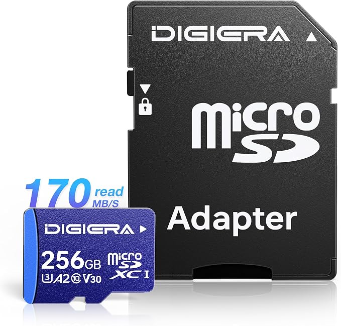 DIGIERA 256GB LT100 microSDXC UHS-I Memory Card by DIGIERA