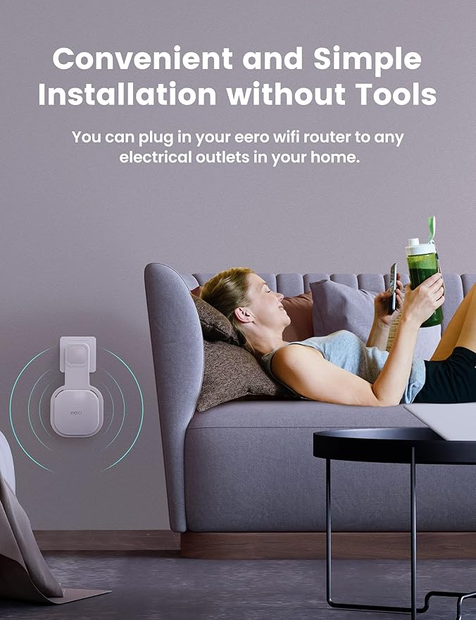 DG-Direct Wall Mount Holder for eero 6 and eero 6+ Router Mesh Wi-Fi System - Image 4
