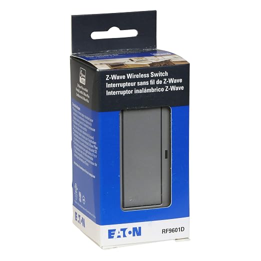 Eaton Z-Wave Plus RF9601DSG Wireless Switch, Single Pole - Image 5