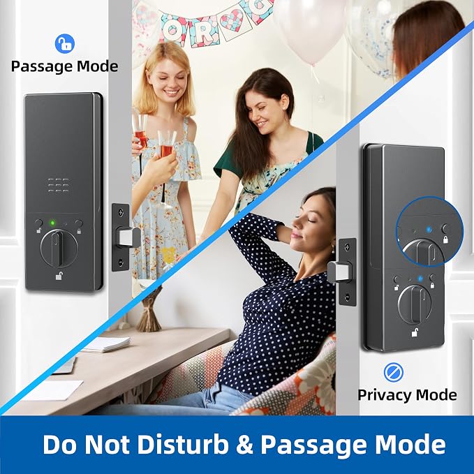 eLinkSmart Fingerprint Keyless Entry Door Lock - Image 4