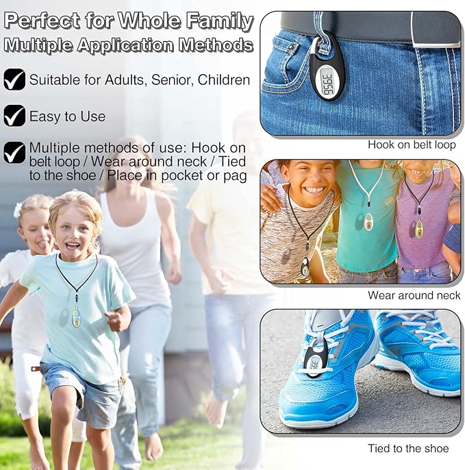 Simple 3D Step Counter, Walking Pedometer, Steps Tracker - Image 6