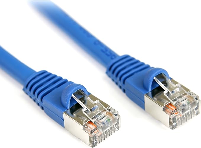 StarTech.com 25 ft Cat5e Blue Snagless Shielded RJ45 F/UTP Cat 5e Patch Cable - by StarTech