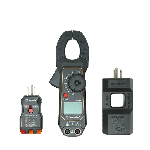 Southwire - 65031440 20025K Tools and Equipment Clamp Meter Kit; Comes by Southwire