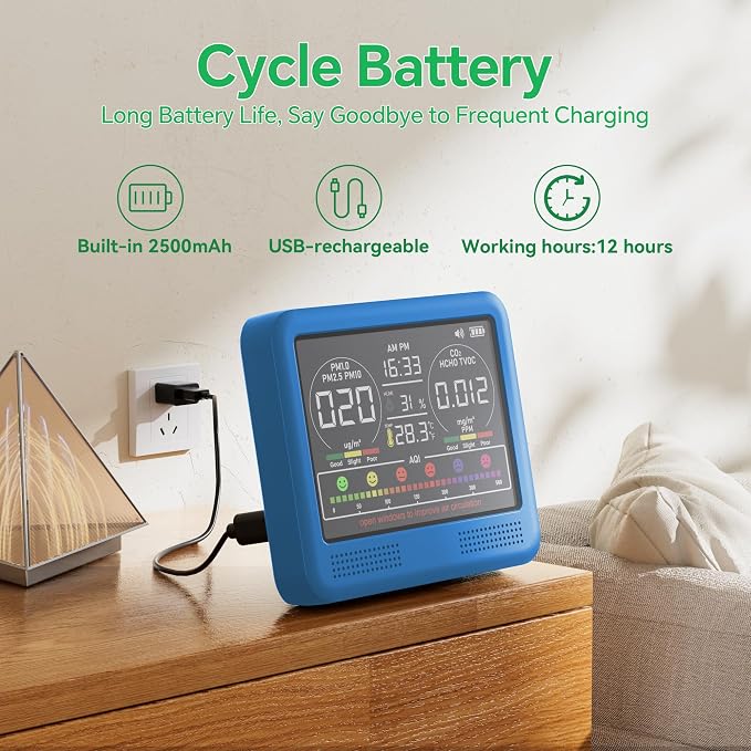 16-in-1 Indoor Air Quality Monitor - Image 4