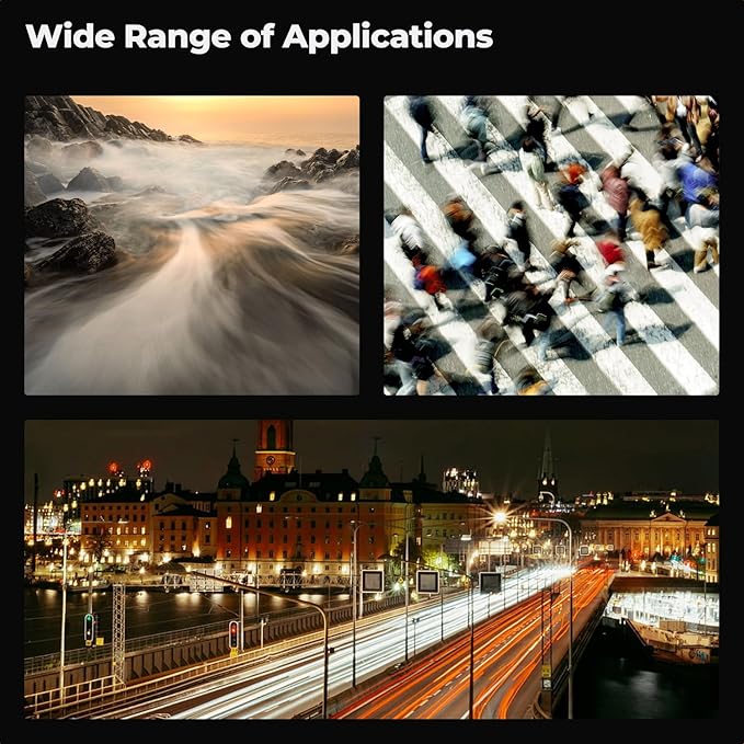 K&F CONCEPT 58mm Variable ND Camera Lens Filter ND2-ND400 + Filter Cap + - Image 6