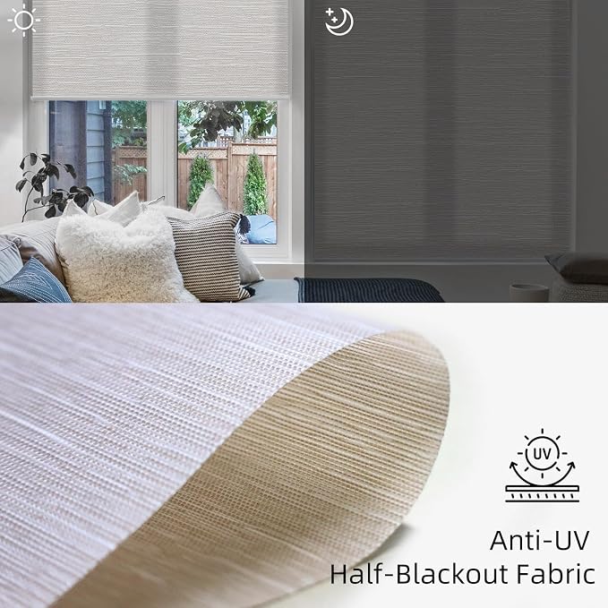SmartWings Motorized Blind Light Filtering Shade Work - Image 6