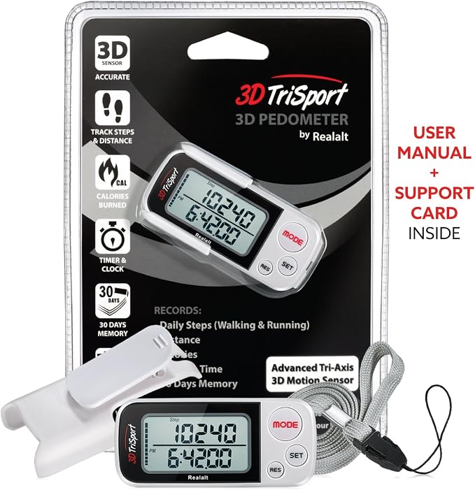Realalt 3DTriSport 3D Walking Pedometer - Image 7