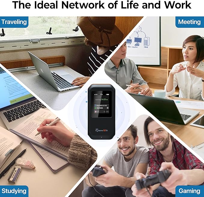 RoamWiFi 5G Mobile Hotspot WiFi6-4nm Chip | 10GB US/CA/MX + 1GB Global Internet - Image 7