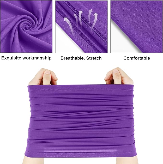 Geyoga 6 Pieces Summer UV Protection Cooling Neck Gaiter Face Clothing Neck - Image 4