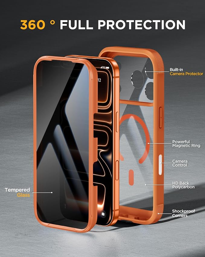 Miracase Magnetic for iPhone 17 Pro Max Case - Image 3