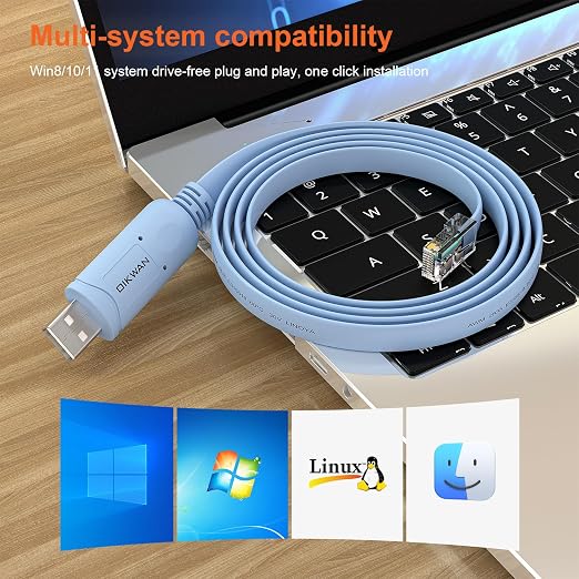 USB Console Cable, USB to RJ45 Console Cable - Image 7