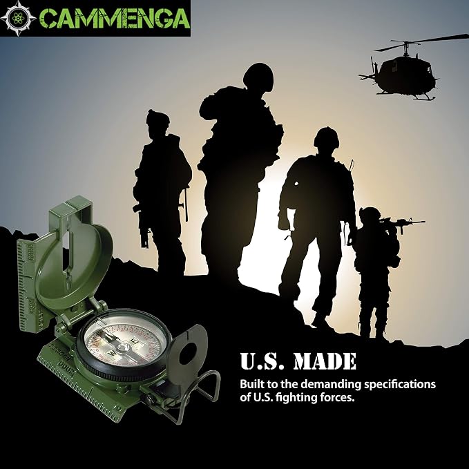 Cammenga Official US Military Tritium Lensatic Compass, Accurate Waterproof - Image 4